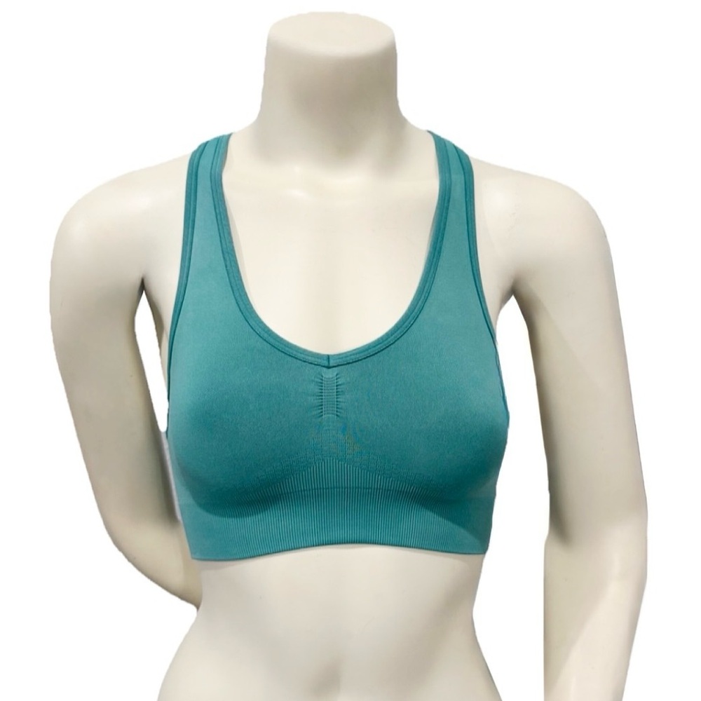 Bombshell Sportswear Teal Racerback Sports Bra XS/S
